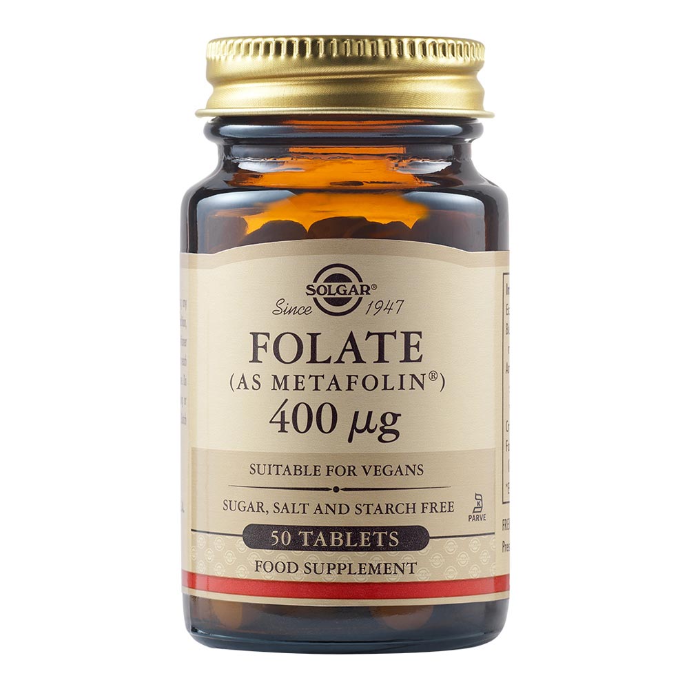 Folate 400 mg, 50 tablete, Solgar