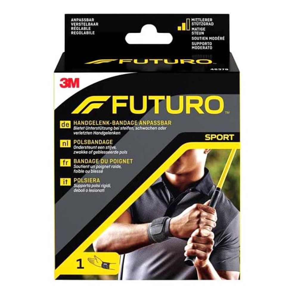 3M Futuro Manseta Sport Dublu Reglabila Negru