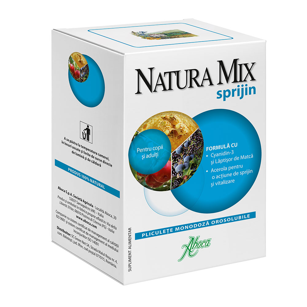Natura Mix Advanced Sprijin 20 Plicuri Aboca Pret Avantajos Minifarm