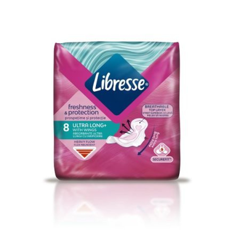 Absorbante sub»õiri de lungime medie, 8 bucati, Libresse
