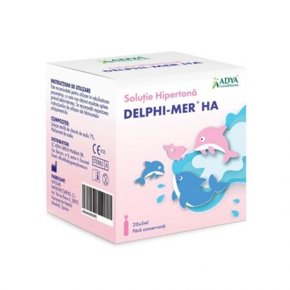 Adya Delphi-Mer HA Solutie Hipertona 5ml -mdz. x 20
