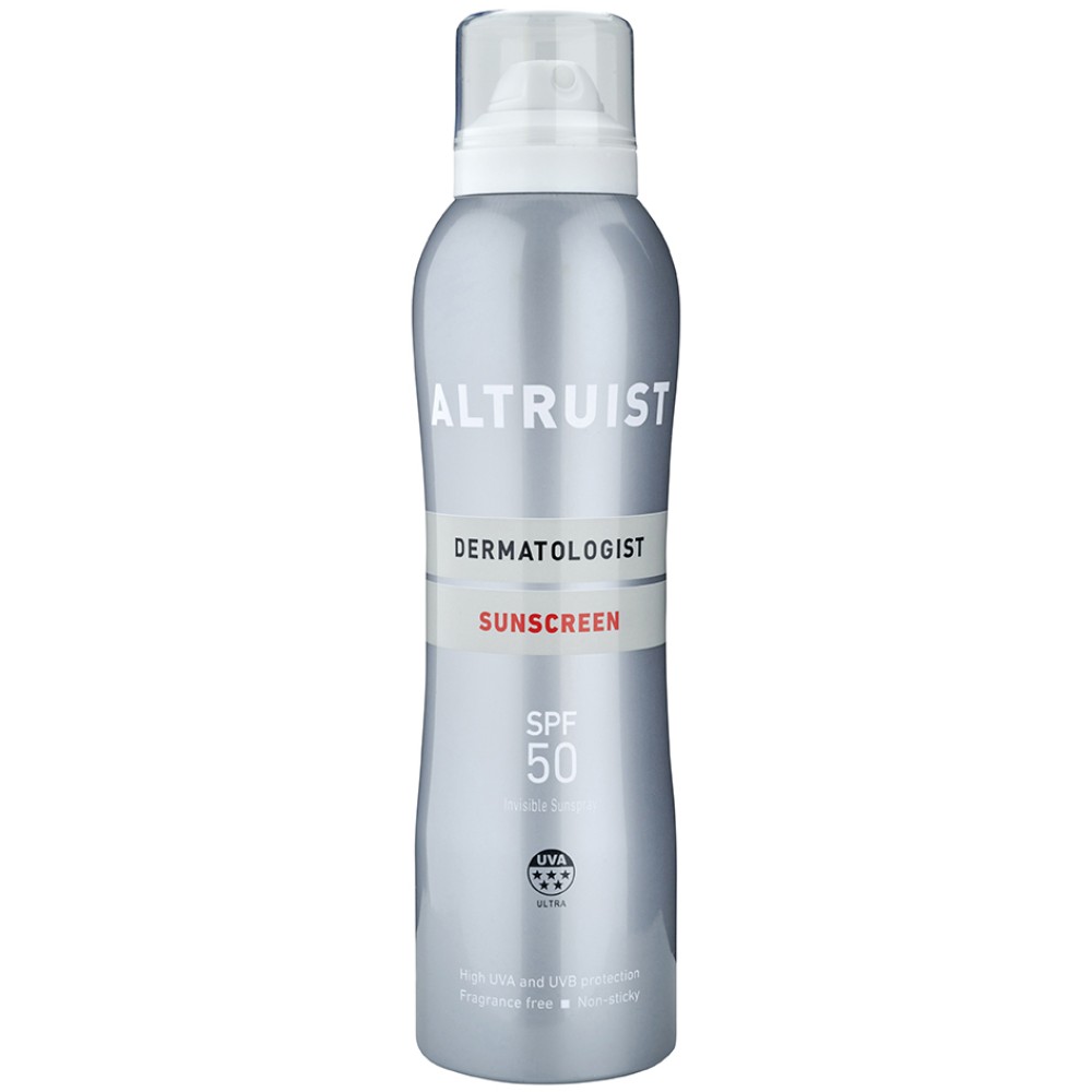 Spray invizibil hipoalergenic protectie solara cu SPF50 Dermatologist Sunscreen, 200 ml, Altruist