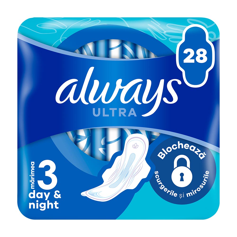 Absorbante Always Night, 28 buc