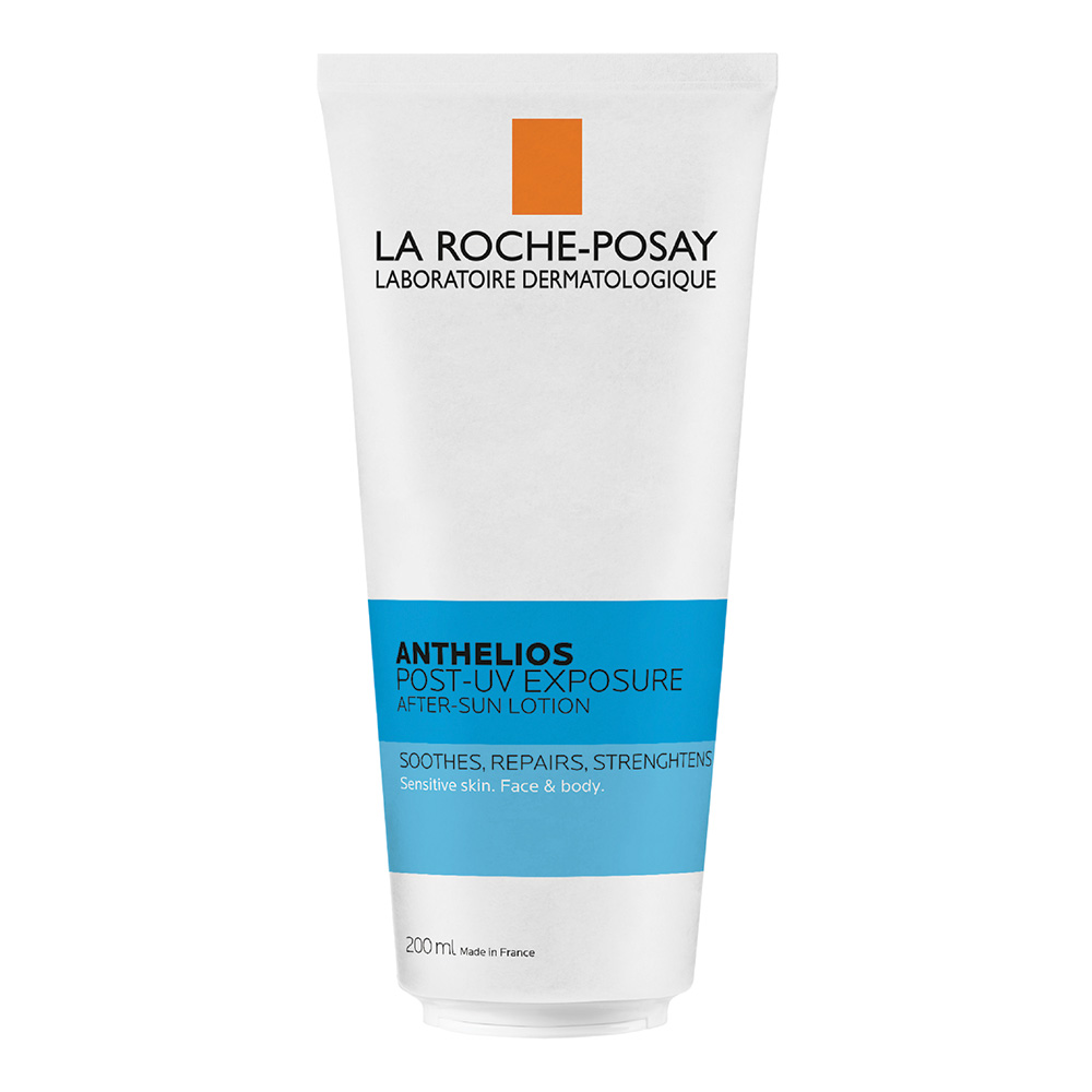 Anthelios POST-UV Exposure – Loțiune după expunerea la soare pentru față și corp ce calmează, repară și reîntărește pielea sensibilă, 200ml, La Roche-Posay