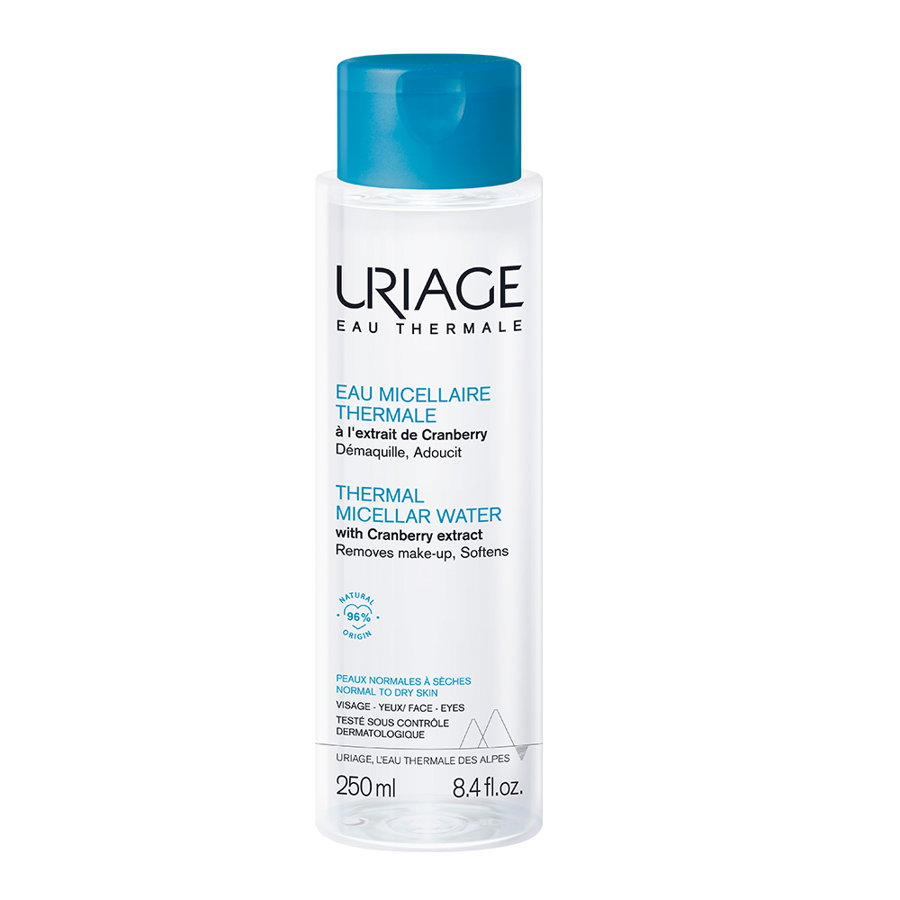 Apa demachianta pentru piele normala si uscata, 250 ml, Uriage