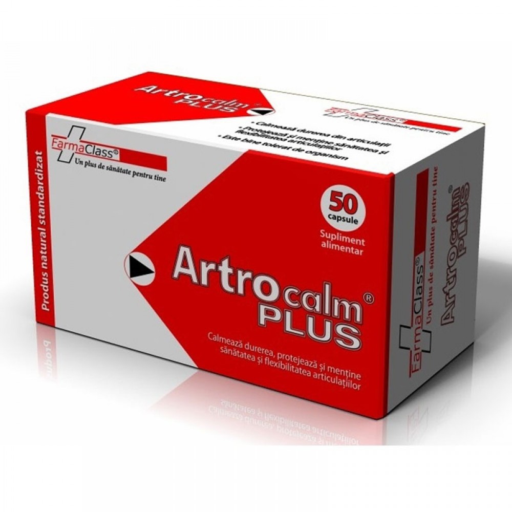 Artrocalm Plus, 50 capsule, Farmaclass - Pret Avantajos | Minifarm