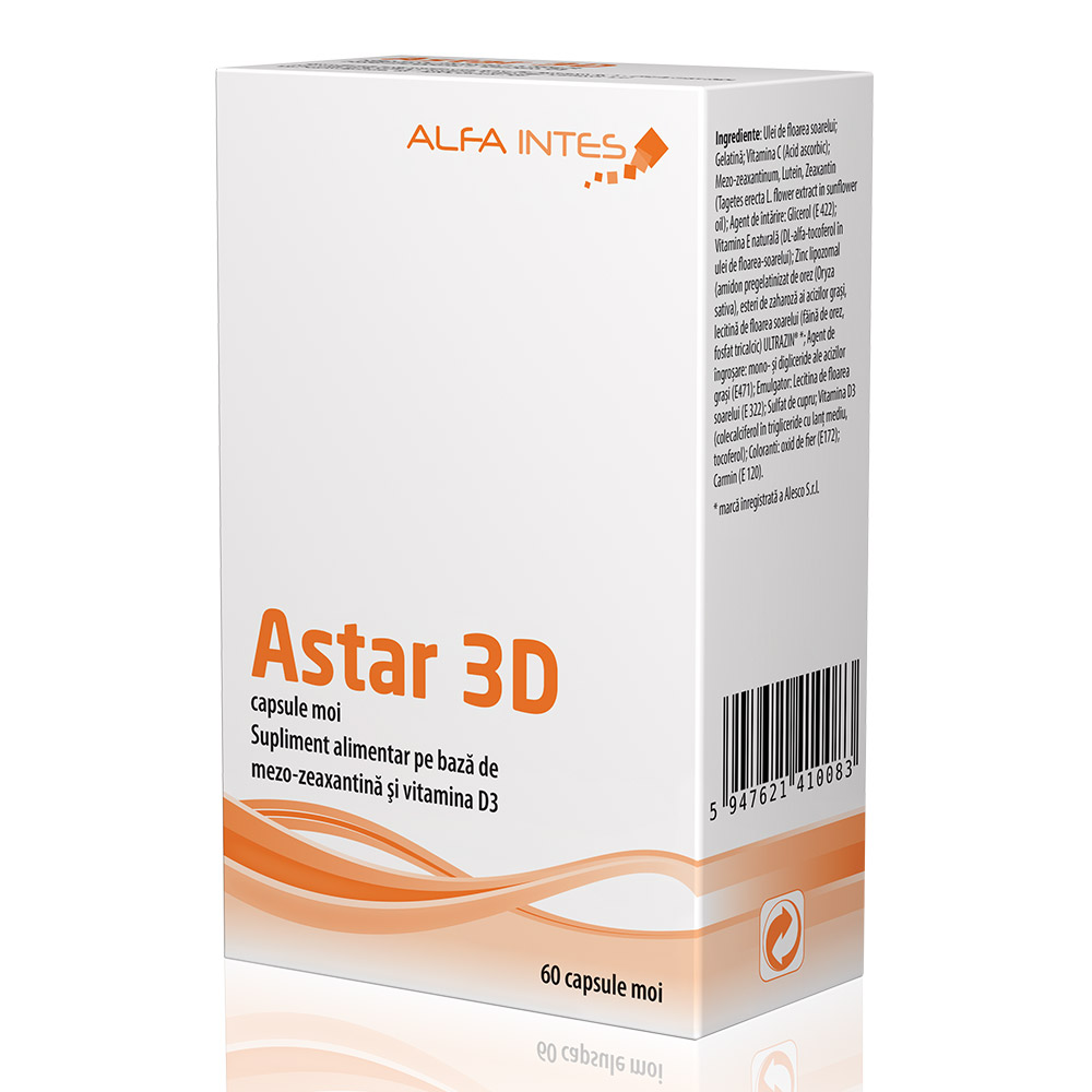 Astar 3D, 60 capsule, Alfa Intes