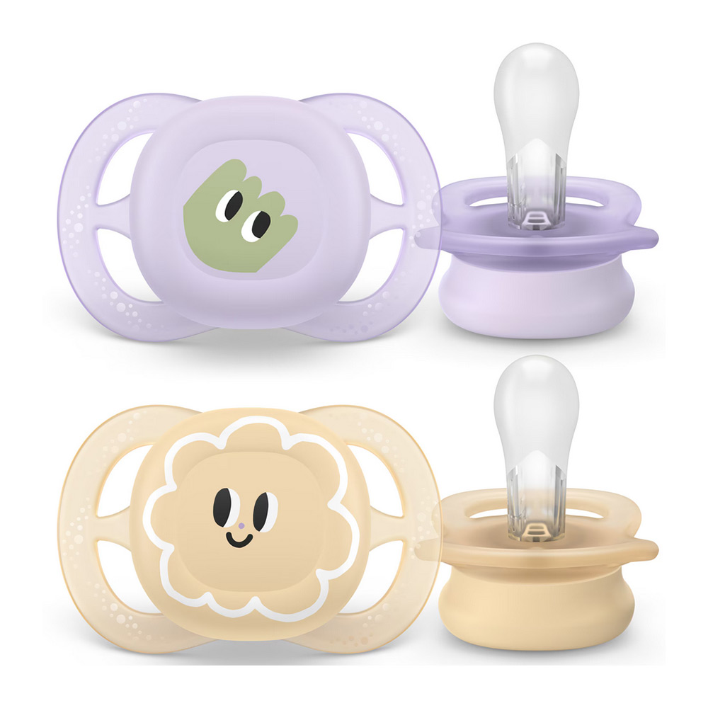 Suzeta Ultra Start Eyes 0-2luni,075/03, 2 buc, Avent Philips