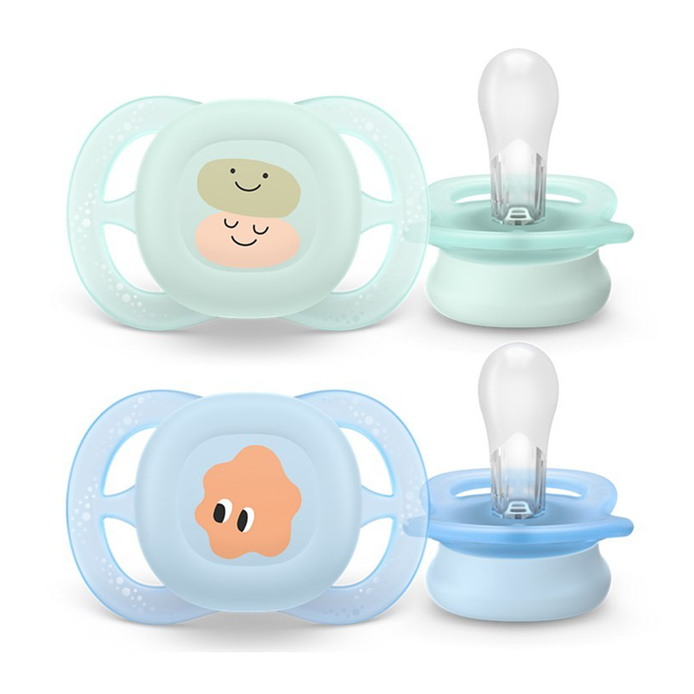 Suzeta Ultra Start Smile 0-2luni, 075/04, 2 buc, Avent Philips