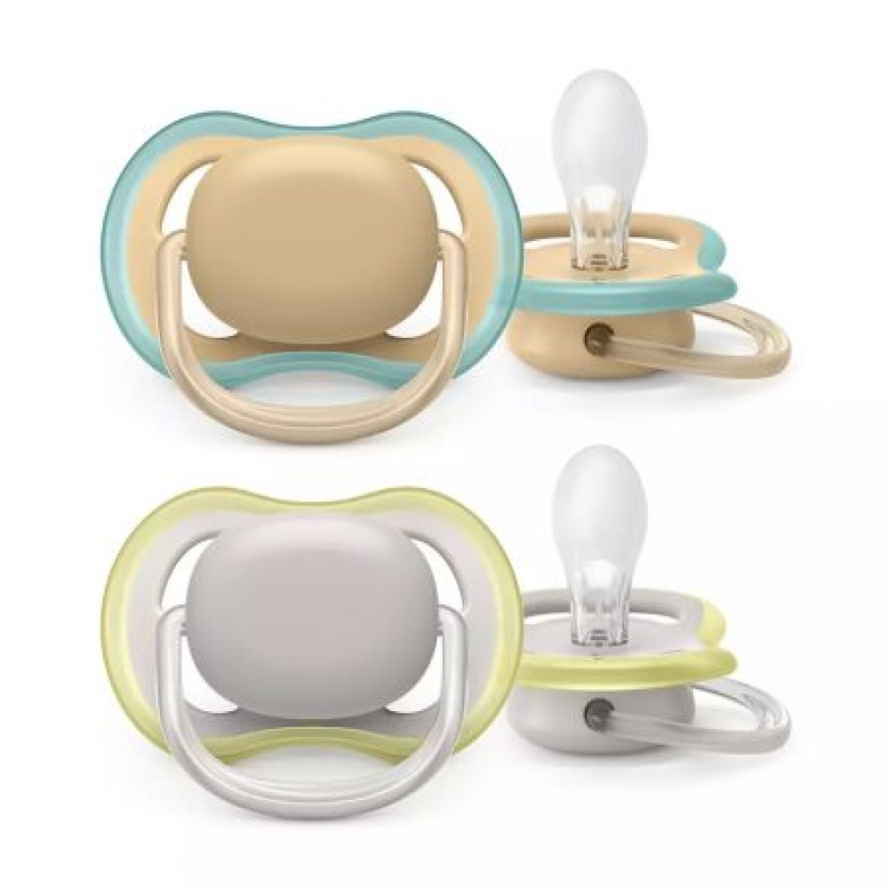 Suzeta Ortodontica Ultra Air Neutru 0-6 luni 085/15, 2 buc, Avent Philips