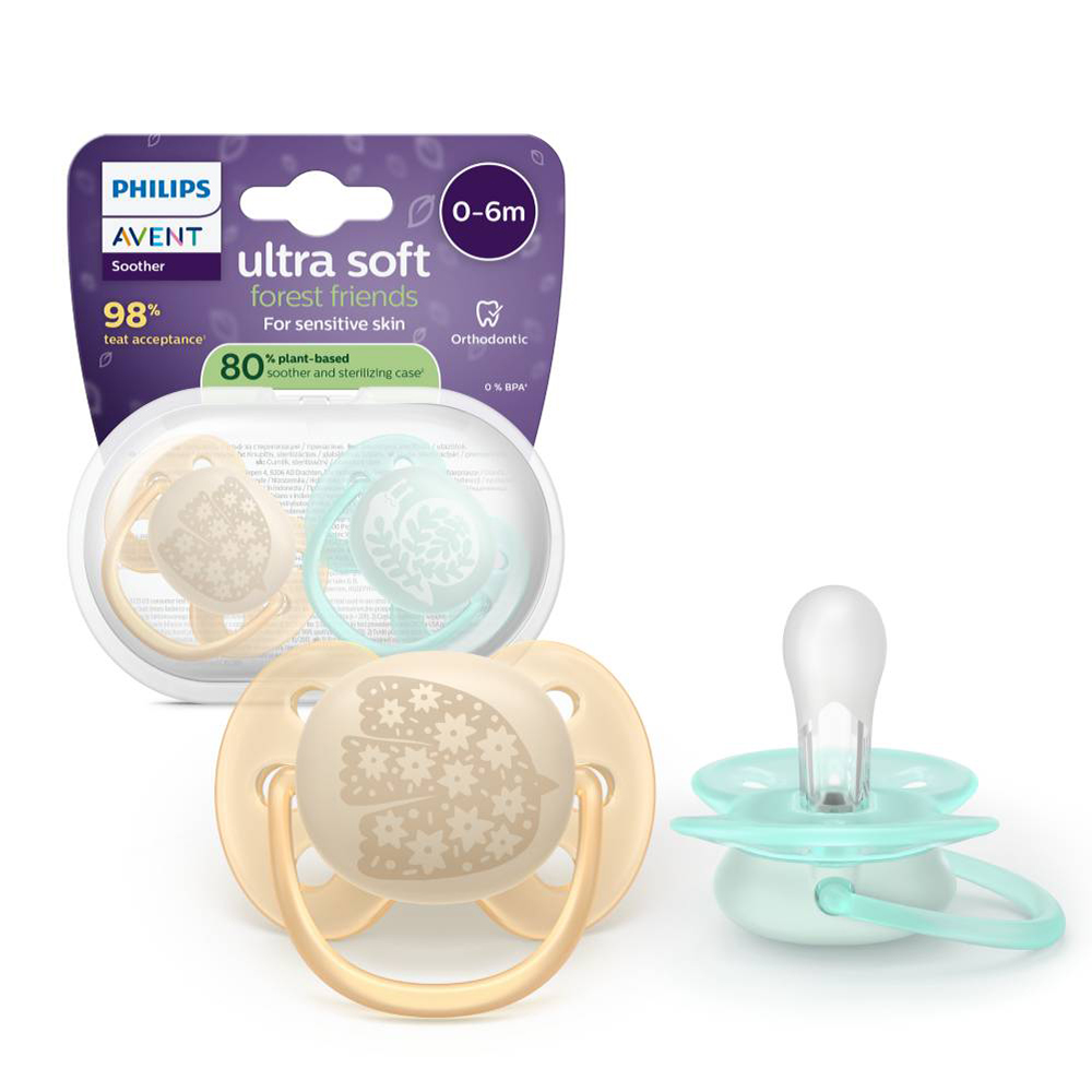 Suzeta Ortodontica Ultra Soft Marine 0-6luni 091/41, 2 buc, Avent Philips