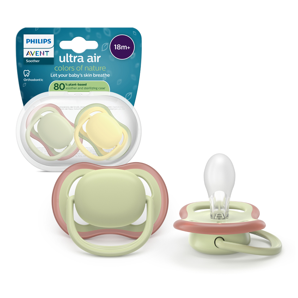 Suzeta Ultra Air Neutral +18 luni 349/50, 2 buc, Avent Philips