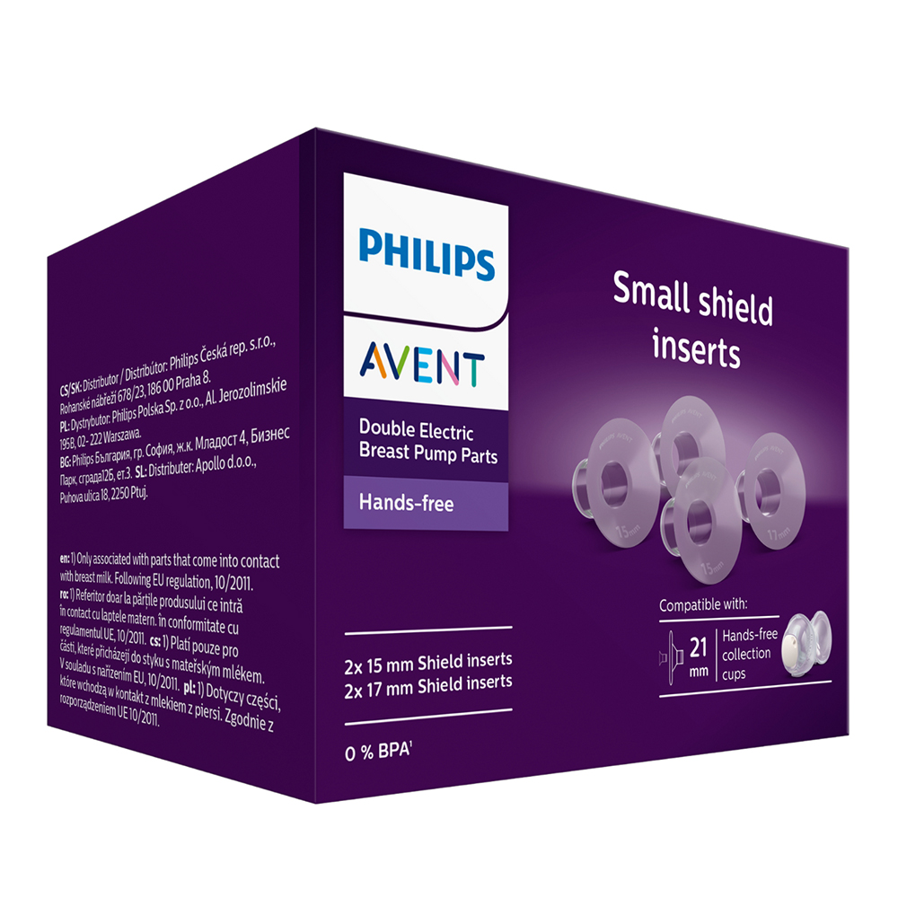 Protectii si Insertii Mici pt Sani Pompa Hands Free 551/11, Avent Philips