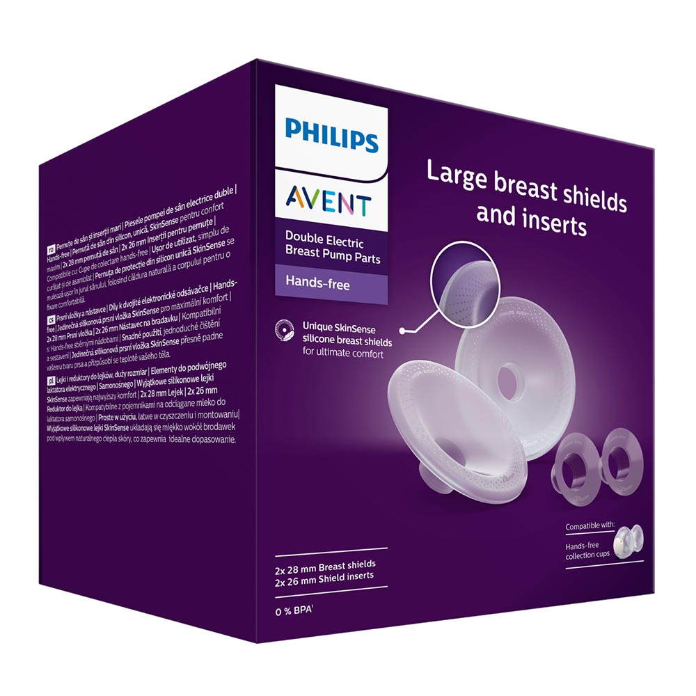 Protectii si Insertii Mari pt Sani Pompa Hands Free 552/11, Avent Philips