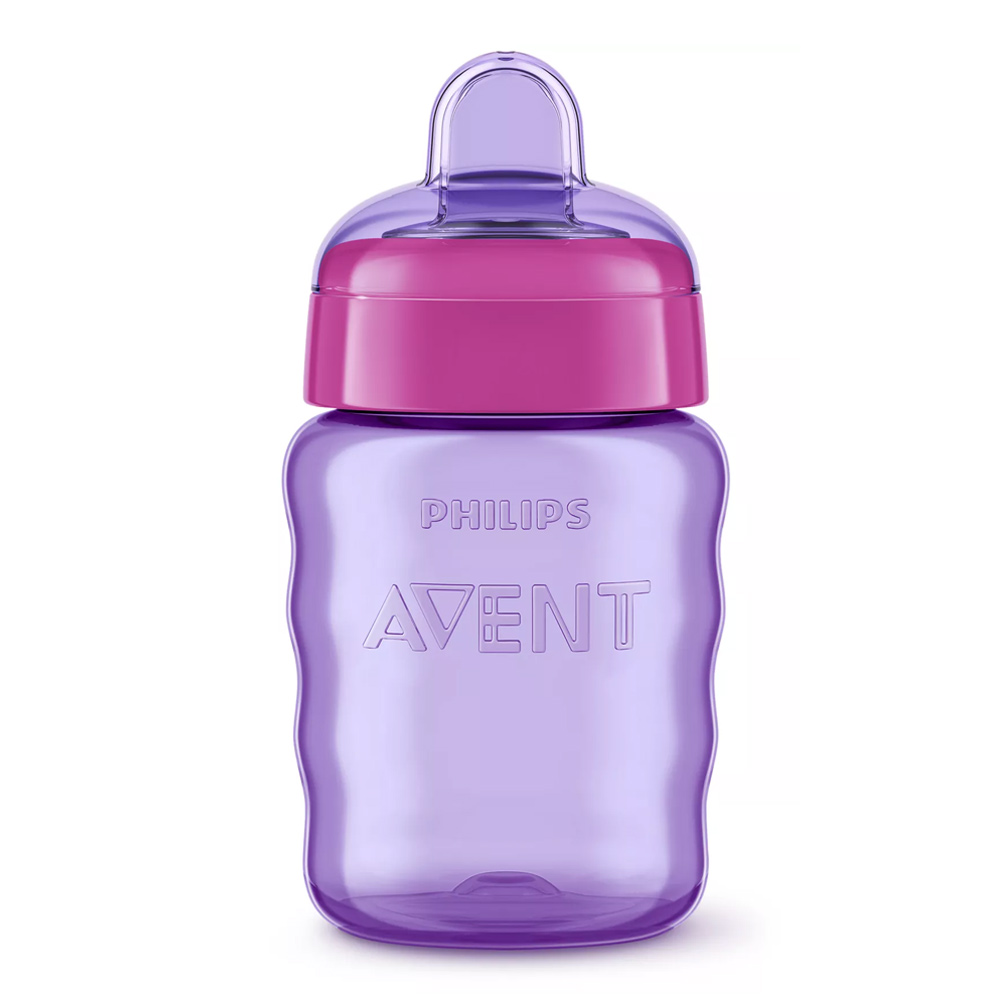 Cana cu Tetina Moale de Formare Fete 553/03, 260 ml, Avent Philips