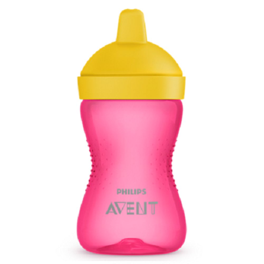 Cana cu Tetina Dura de Formare Fete, 300ml, 804/04, Avent Philips