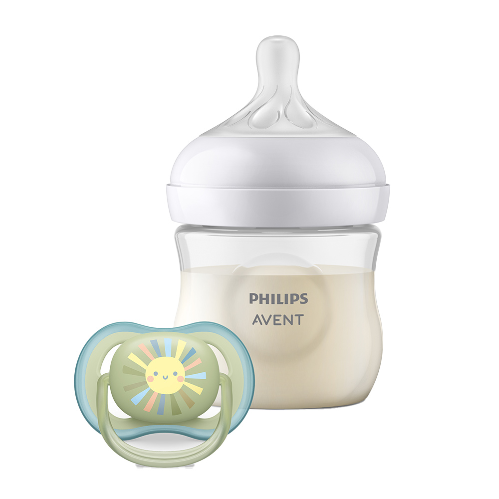 Set Natural Response x 125ml + Suzeta Ultra Air 0-6 luni 837/10, Avent Philips