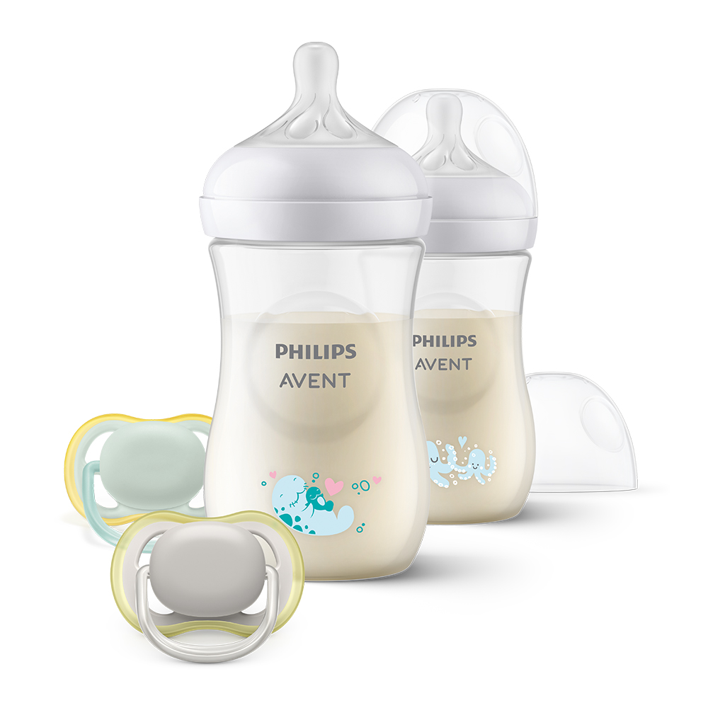 Set Biberoane Natural Response 2 x 260ml + 2 Suzete 837/11, Avent Philips