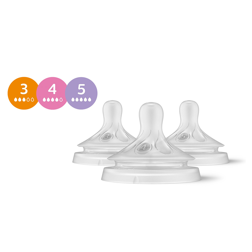 Set Tetine Natural Response 960/03, 3 bucati, Avent Philips