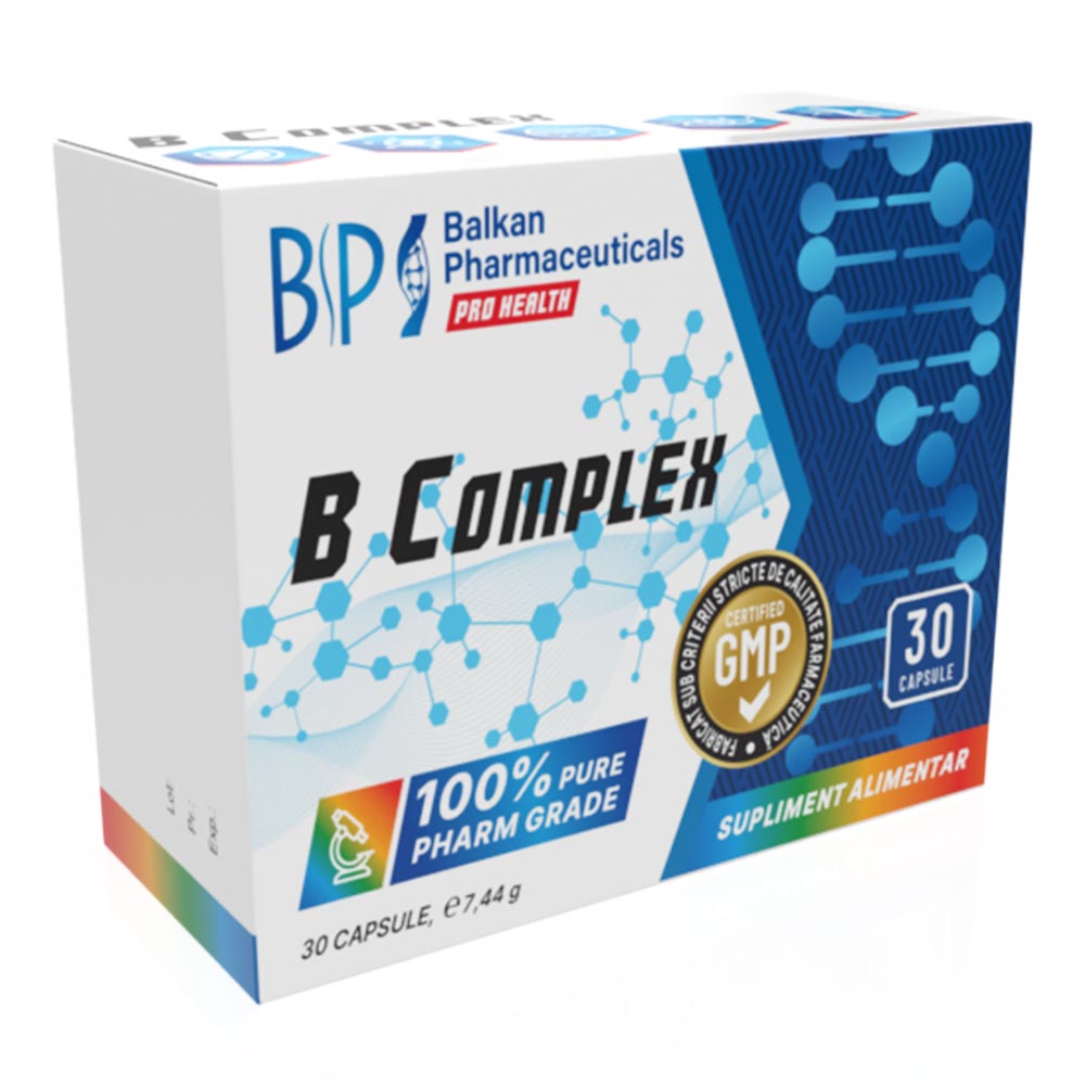 B Complex , 30 capsule, Balkan Pharmaceuticals