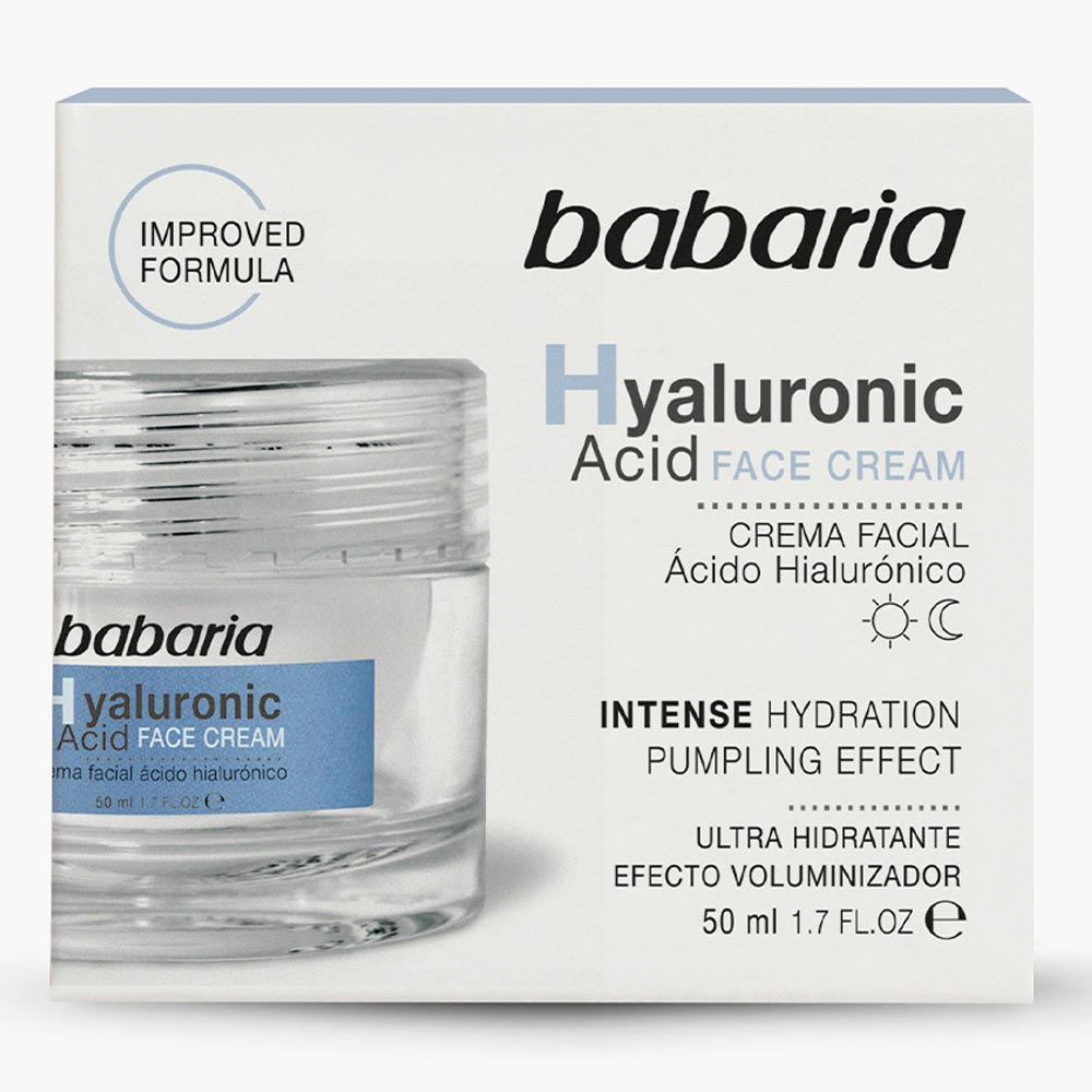 Crema Hidratanta cu Acid Hialuronic, 50 ml, Babaria