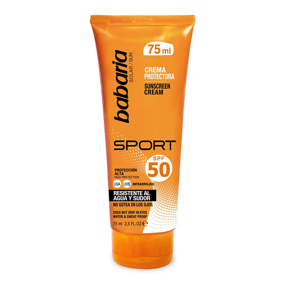 Crema Protectie Solara pt Sportivi SPF 50, 75 ml, Babaria
