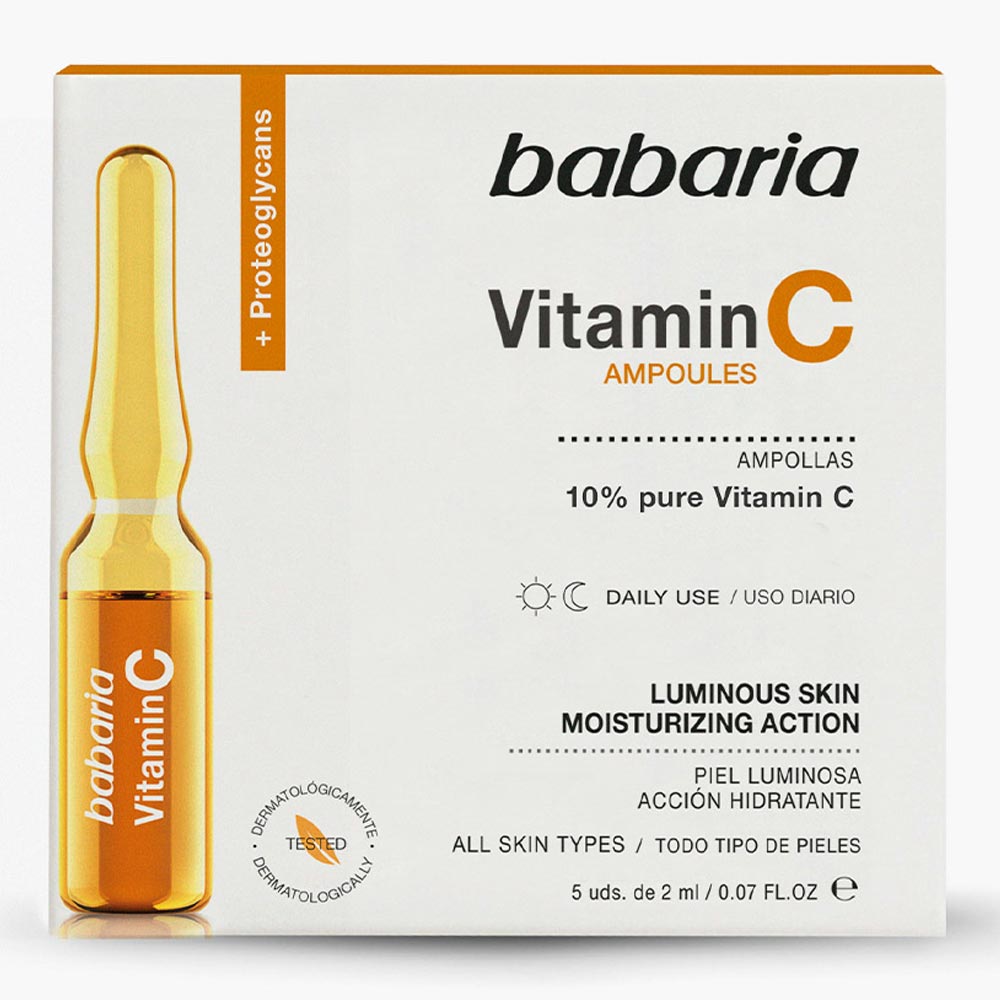 Fiole pentru Luminozitate cu Vitamina C, 2ml -fiole x 5, Babaria
