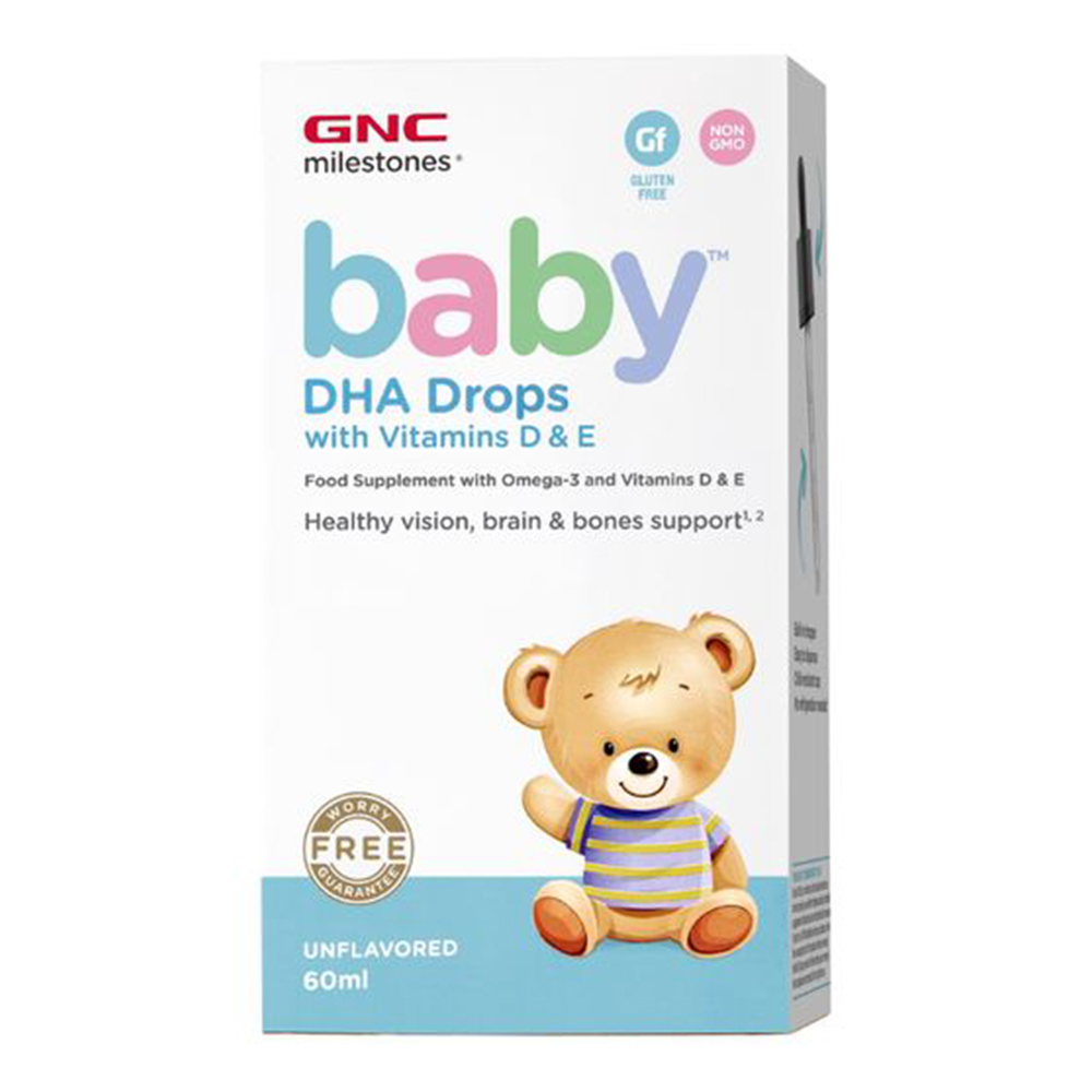 Baby DHA Drops Vit. D-E, 60ml, GNC