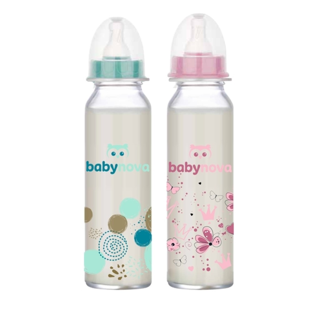 Baby Nova 43706 Biberon Sticla Decor x 250ml