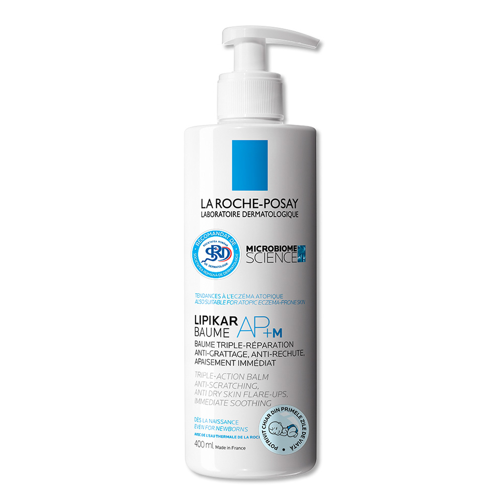 Balsam cu tripla actiune impotriva uscaciunii pielii Lipikar Baume AP+M, 400ml, La Roche-Posay
