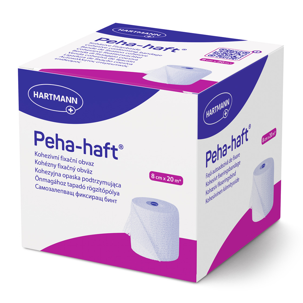 Bandaj de fixare elastic autoadeziv Peha-haft, 8cm x 20m (932448), Hartmann