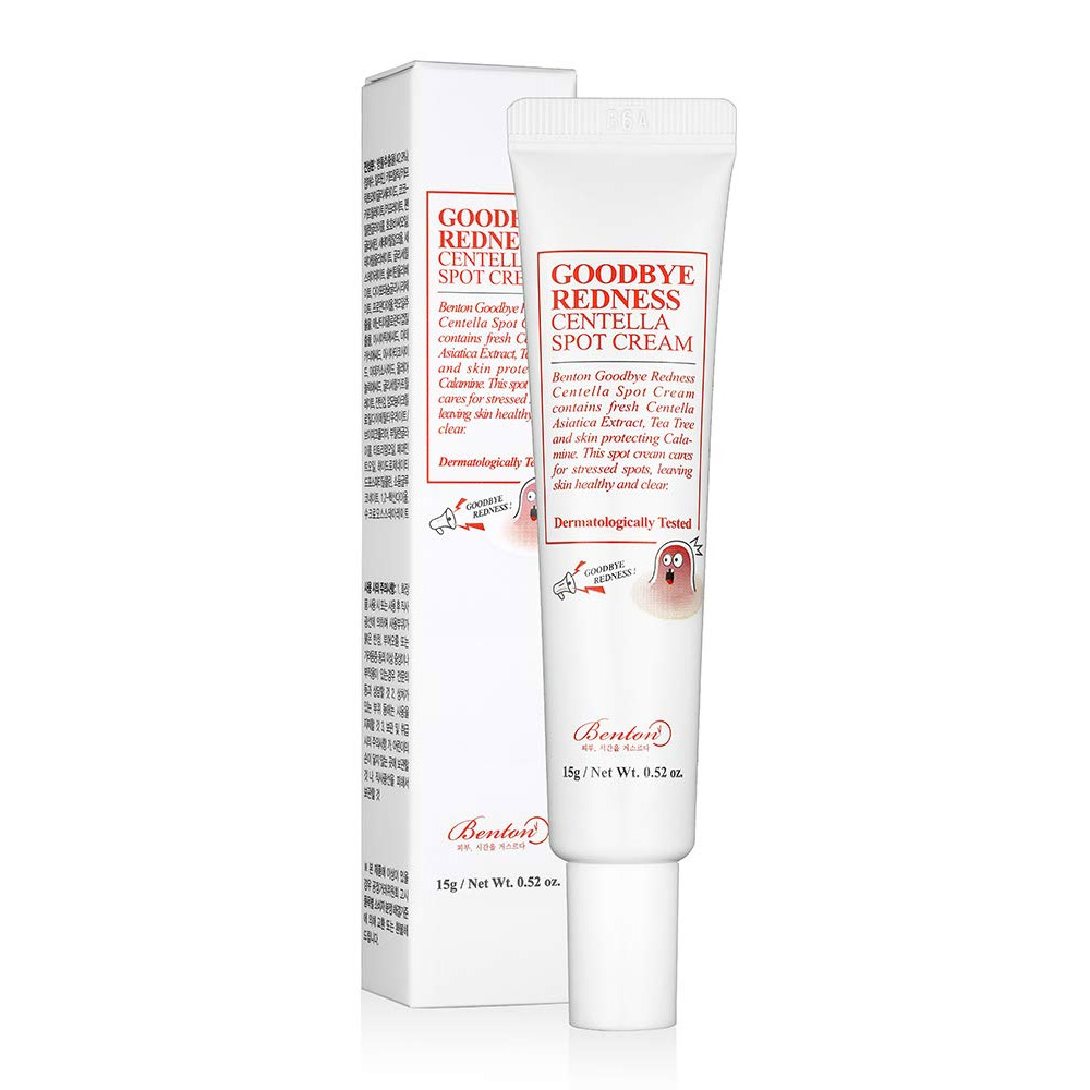 Crema anti-roseata cu Centella Asiatica, Goodbye Redness, 15 g, Benton