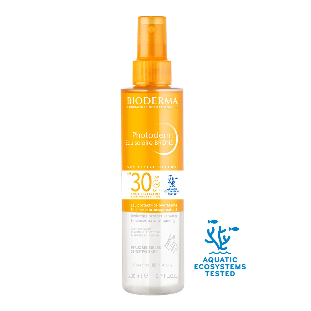 Apa de protectie solara Bronz Photoderm, SPF30, 200 ml, Bioderma