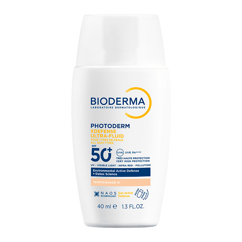 Protectie solara foarte inalta UVA/UVB Photoderm, Ultra-Fluid Colorat Fototip 1, 40 ml. Bioderma