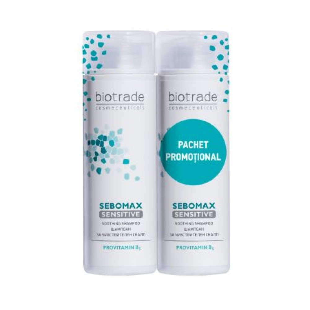 Biotrade Sebomax Sampon Sensitive x 200ml (1+1*50% Reducere)