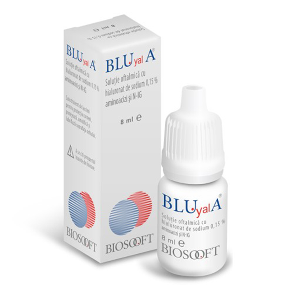 Blu Yal A Free 0.15 % olutie oftalmica, 10 ml, Biosooft