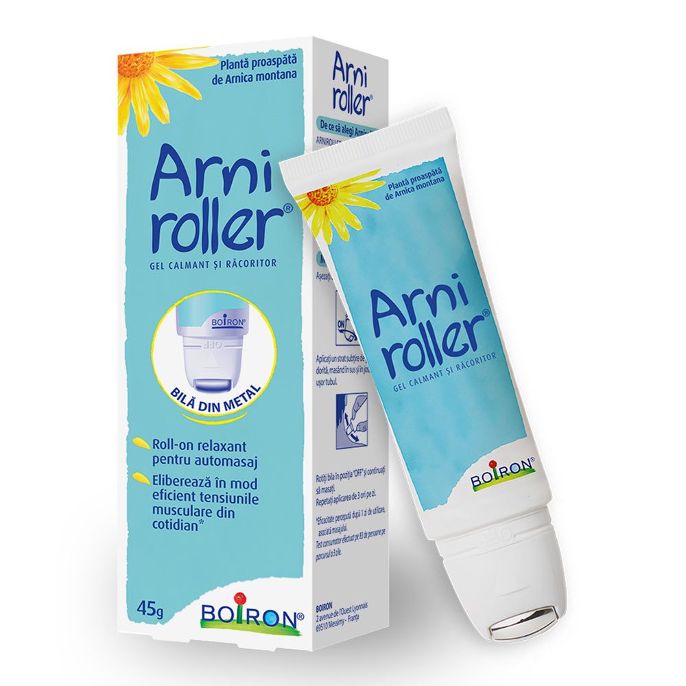 Arniroller Roll-on relaxant pentru automasaj, 45g, Boiron