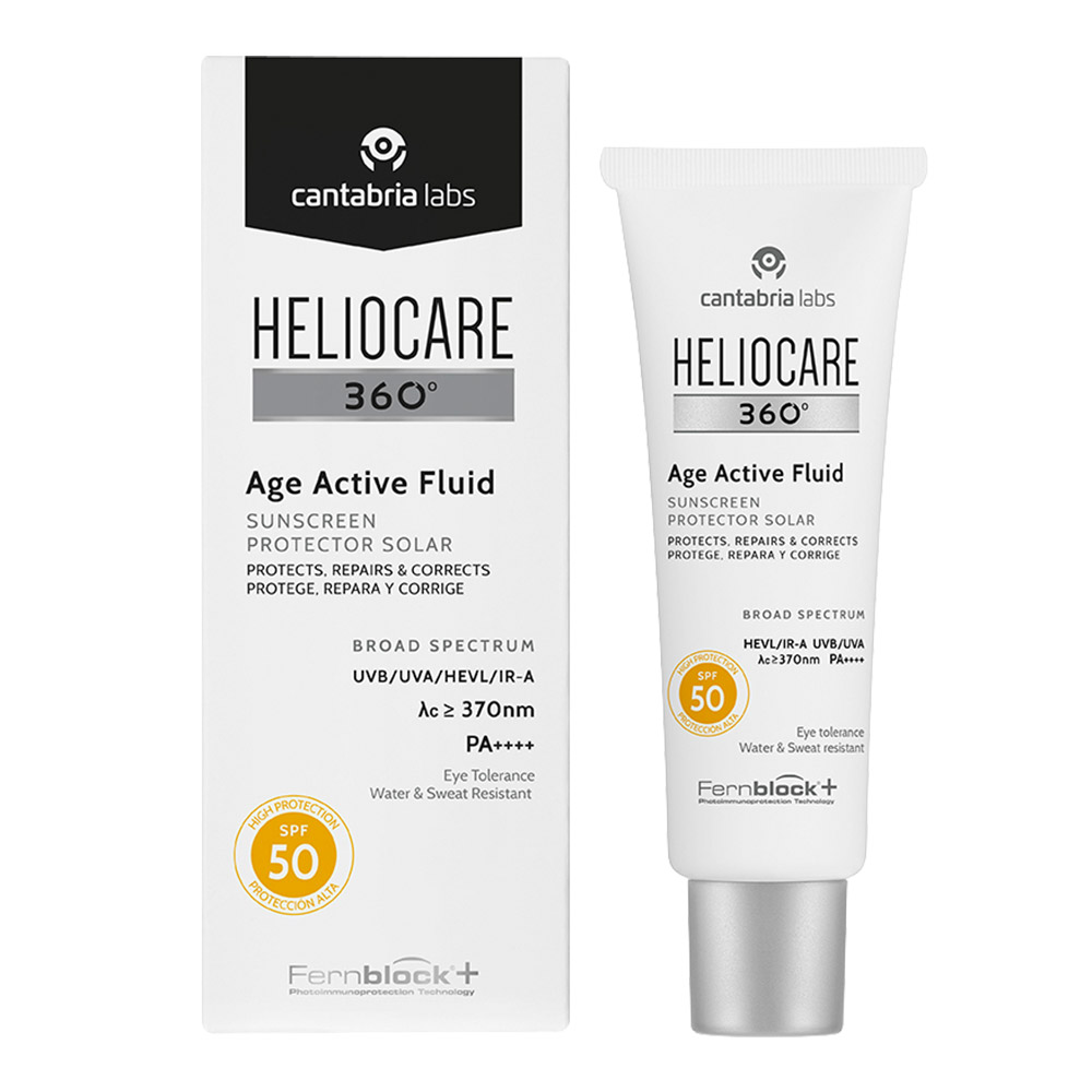 Fluid pentru fata Age Active cu SPF50 Heliocare 360Â¬âˆ«, 50ml, Cantabria Labs