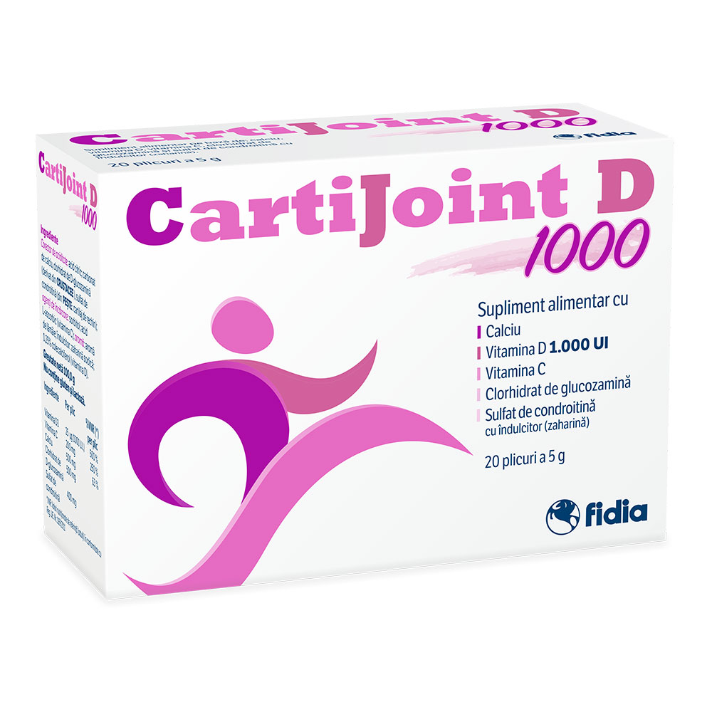 CartiJoint D1000, 20 plicuri, Fidia