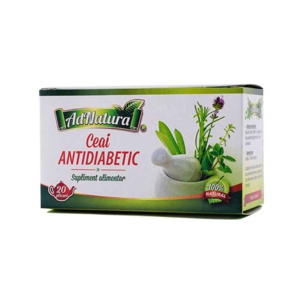 Ceai Antidiabetic, 20 plicuri, Adserv