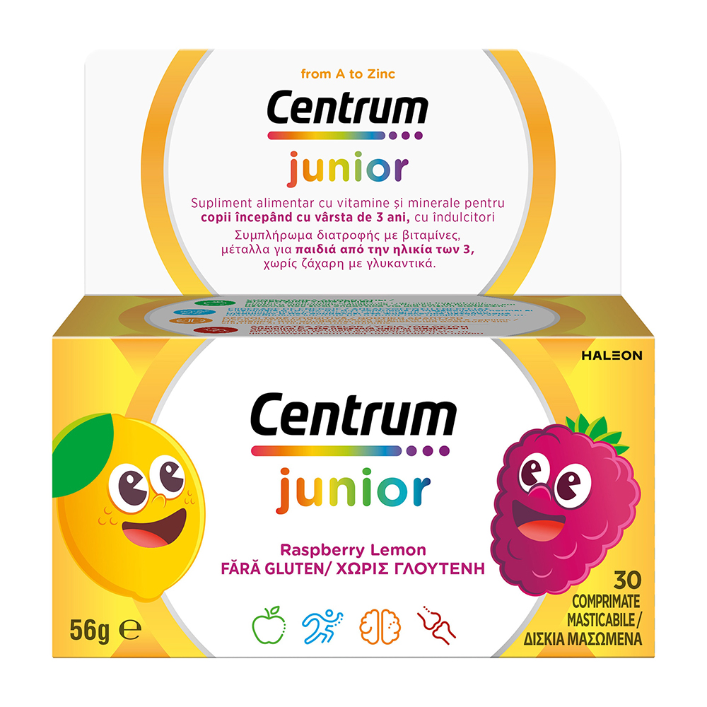 Centrum Junior Pro de la A la Zinc, 30 comprimate, Haleon
