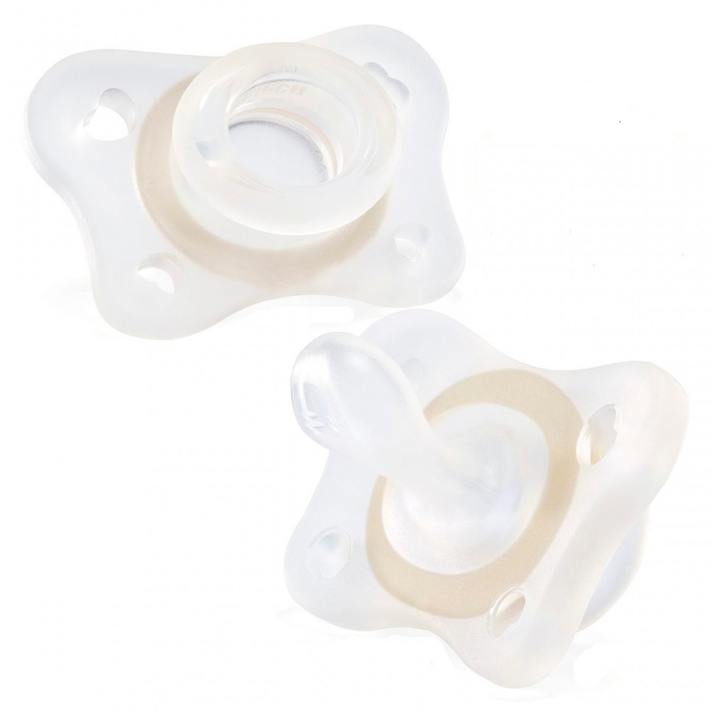 Suzeta Physioforma Mini-Soft Fluorescenta 2-6 luni 7323141-7, 2 buc, Chicco