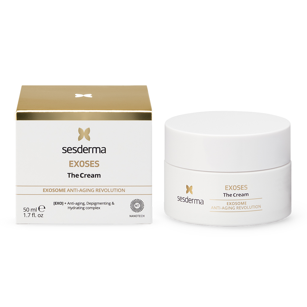 Crema de fata anti-aging cu exozomi Exoses, intens hidratanta, 50 ml, Sesderma