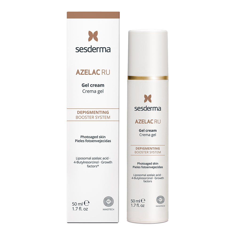 Crema-gel anti pete pigmentare, cu formula lejera, pentru ten mixt sau gras, Azelac RU, 50ml, Sesderma