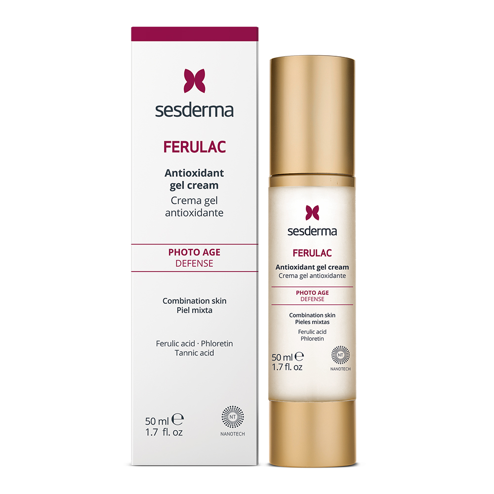 Crema-Gel Ferulac pentru ten mixt/ gras cu fotodeteriorare severa, 50ml, Sesderma