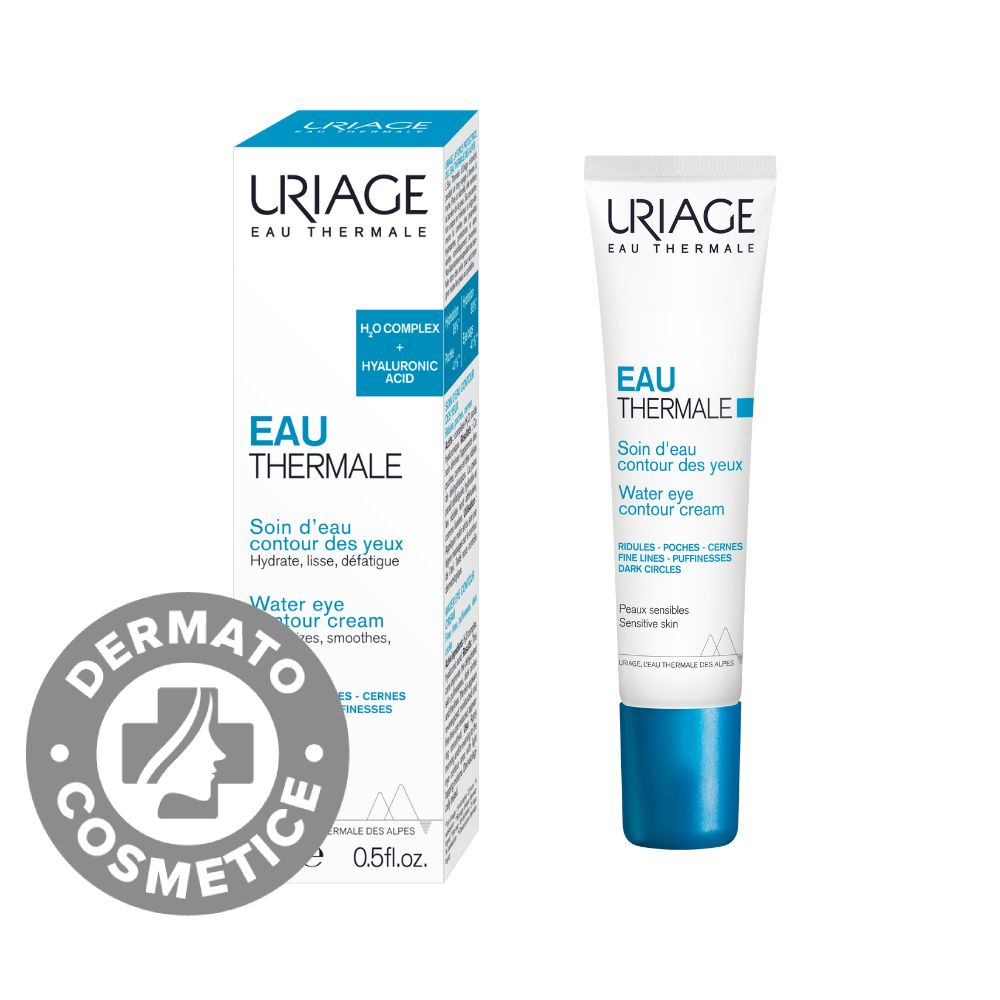 Crema hidratanta anti-oboseala pentru conturul ochilor, 15 ml, Uriage