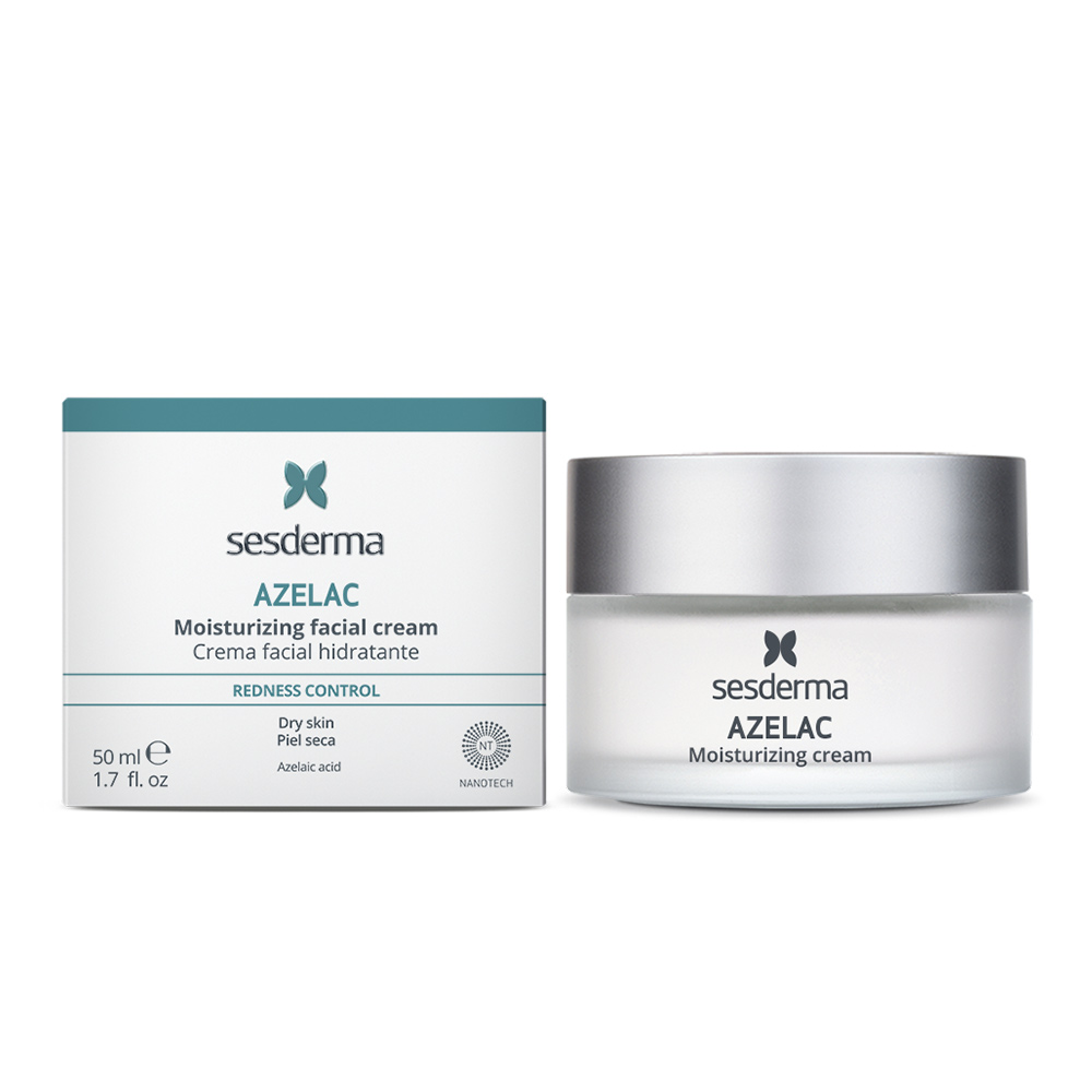Crema hidratanta si calmanta pentru piele sensibila predispusa la rozacee, Azelac, 50ml, Sesderma