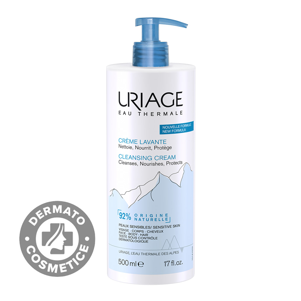Creme lavante de curatare, 500 ml, Uriage