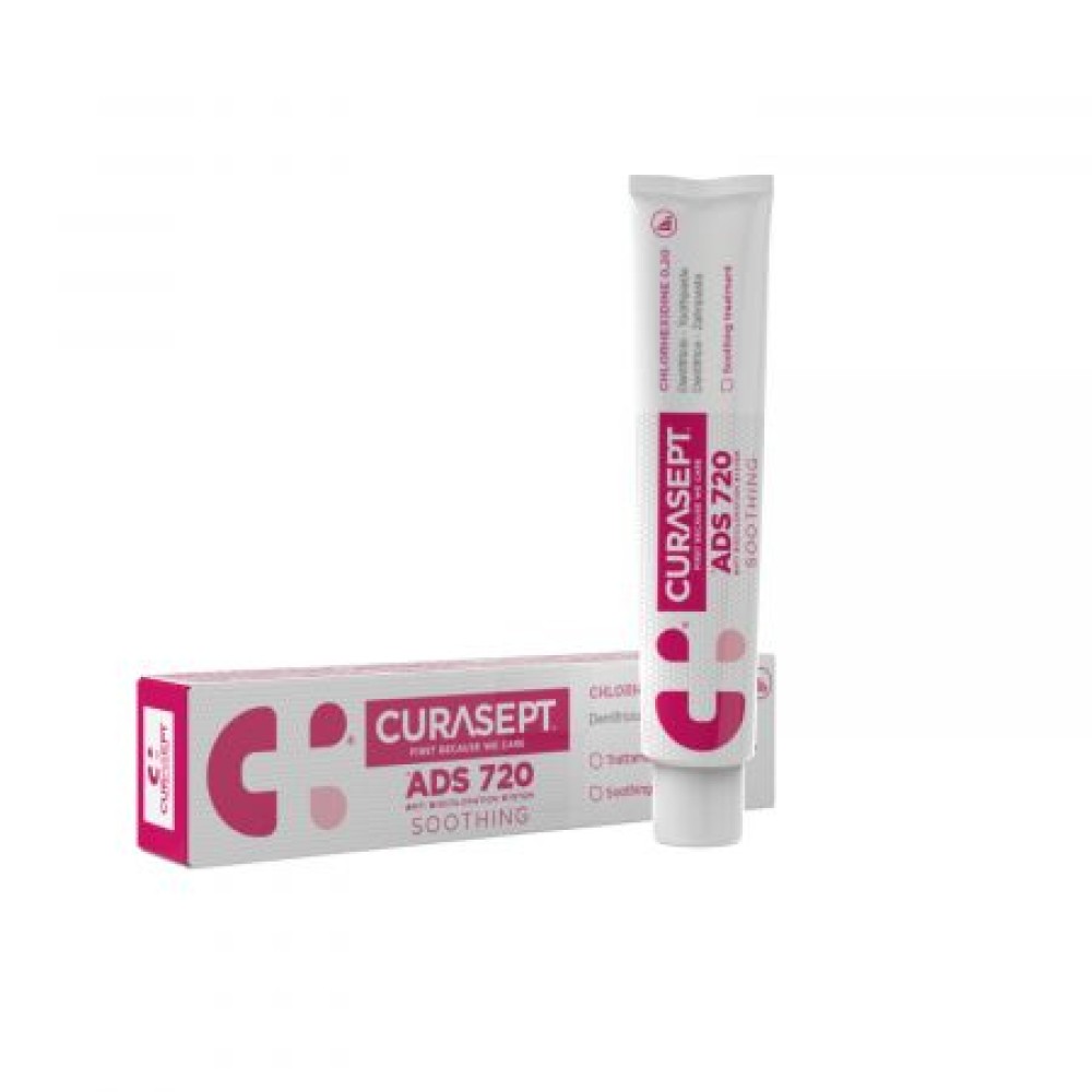Pasta de Dinti cu Clorhexidina 0.2% si Chlorobutanol Soothing, 75ml, Curasept