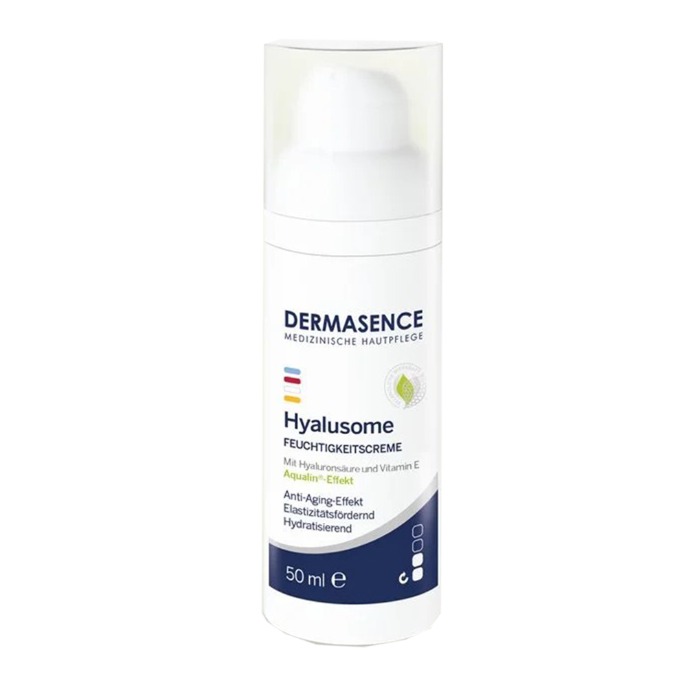 Cremă hidratantă pentru față, gât și decolteu Hyalusome, 50ml, Dermasence